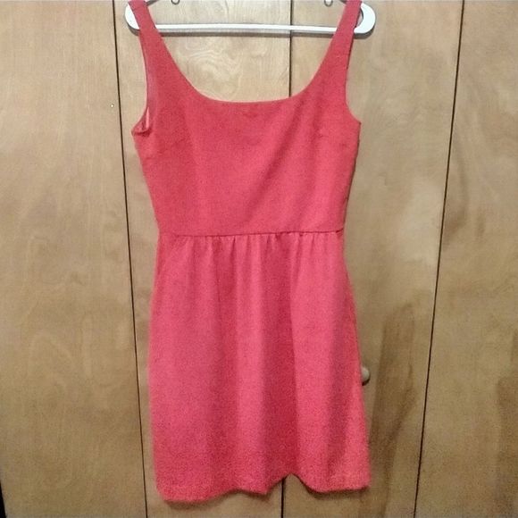 Cynthia Rowley Short Sleeve Pullover Red Fit & Flare Mini Dress (M) - Picture 2 of 7